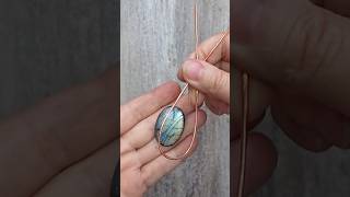 Learn How to Create Stunning Pendant using Decorative Wire that you can Make Yourself [upl. by Petta]