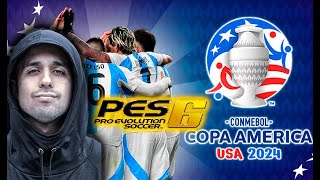 JUGAMOS COPA AMERICA 2024  PES 6  MI PROPIA LISTA DE CONVOCADOS [upl. by Azeel]