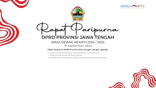 Pembentukan Fraksi DPRD Jateng 2024  2029  Paripurna [upl. by Bobbi]