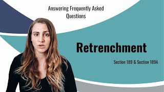 RETRENCHMENTS  Frequently asked questions answered  Section 189 amp Section 189A of the LRA [upl. by Abrahams]