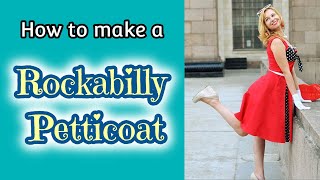 How to make a Rockabilly Petticoat [upl. by Imhskal]