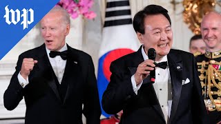 South Korean president sings ‘American Pie’ [upl. by Schroer]