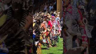 Saturday afternoon Grand Entry at Crow Fair Powwow 2024 [upl. by Neurath]