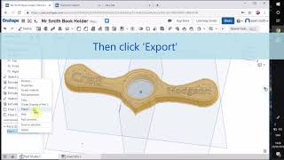 Onshape Saving your finished file [upl. by Kcyred207]