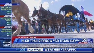 HLSR trail riders and quotGo Texan Dayquot  Hannah Trippett Sharron Melton [upl. by Orsini444]