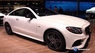 2018 Mercedes E Class Coupe E400  Exterior Interior Walkaround  Debut at 2017 Detroit Auto Show [upl. by Arikaahs696]