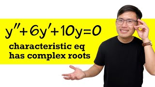 Auxiliary equations with complex roots for 2nd order linear differential equations [upl. by Enirehtahc]