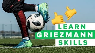 LEARN GRIEZMANN FOOTBALL SKILLS  How to dribble like Antoine Griezmann [upl. by Madea403]