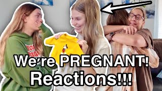 Were PREGNANT Our Friends and Families reactions to FINDING OUT were PREGNANT [upl. by Rhianon992]