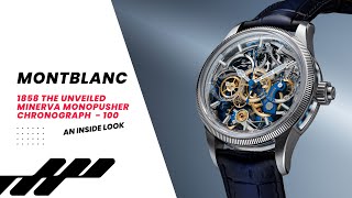 Montblanc quotUnveilsquot Its Latest 1858 Unveiled Minerva Chronograph Limited Edition [upl. by Neivad]