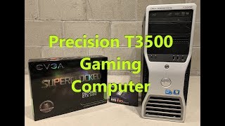 Precision T3500 Gaming Computer GTX 1080 and NVME2 Install [upl. by Aicnerolf722]