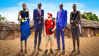 TALLEST HUMANS ON EARTH South Sudan  75 FEET [upl. by Zulch]