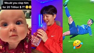 Try Not To Laugh  FUNNY TIKTOK VIDEOS pt131 ylyl [upl. by Hoj]