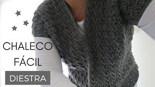 CHALECO FACIL  DIESTRA  CHIC DIY [upl. by Sadella]