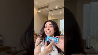 TRYING MR BEAST’S CHOCOLATE 🍫 Is it worth trying youtubeshorts mrbeast feastables tastetest [upl. by Lehcim]