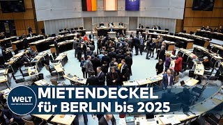 MIETENDECKEL BERLIN Immobilienwirtschaft ist geschockt  Mieter jubeln [upl. by Aneele]