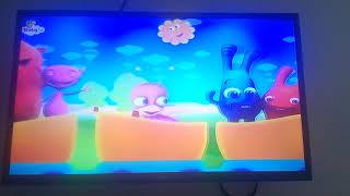 The cuddlies and friends ridding on the train Baby TV English ident [upl. by Alinoel814]