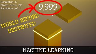 AI learns to DESTROY Stack World Record Machine Learning [upl. by Elton108]