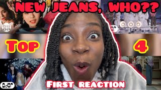 NEW JEANS REACTION  Top 4 Music Videos [upl. by Arhaz]