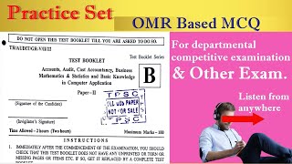 Assistant Audit Officer Test Booklet 2022 Second Paper Solution [upl. by Ljoka]