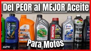 Del PEOR al MEJOR Aceite para tu Moto Lo que Nadie te dice  Los Mejores Aceites de Motos [upl. by Gensler348]