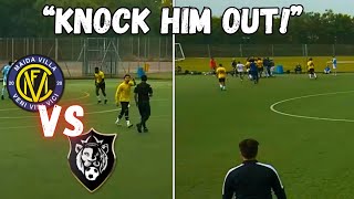 REFEREES BAD CALL LEADS TO FIGHT  MAIDA VILLA VS NORTH LONDON ATHLETIC  Sunday League Football [upl. by Angrist704]