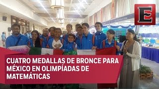 México gana cuatro medallas en competencia internacional de matemáticas [upl. by Caraviello557]