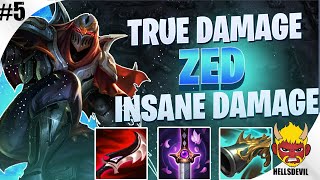 True Damage Series 5  TRUE DAMAGE ZED IS A MENACE  Zed Wild Rift Gameplay amp Guide [upl. by Atiker214]