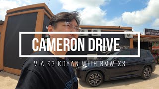 BMW X3 Drive to Cameron Highlands via Sg Koyan [upl. by Roselane]