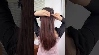 Quick hairstyle🥰💯 youtube hairstyleshortvideo [upl. by Elinad484]