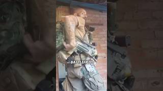 Ukrainian mercenary shows off his equipment army war military militaryshorts [upl. by Cointon]