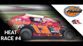 BRP Big Block Modified Tour Ransomville Speedway Heat Race 4 62824 [upl. by Nnor]