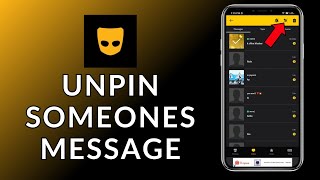 How to Unpin Someones Message in Grindr 2024 Quick amp Easy  Grindr App [upl. by Neerehs]