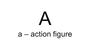 a  action figure  A  English Dictionary [upl. by Kennard]