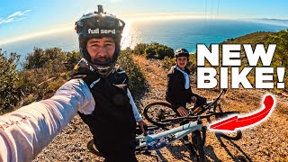 BLIND RUNS  NEW TREK SLASH TEST in FINALE LIGURE [upl. by Tonie467]