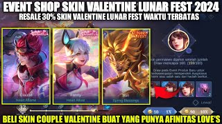 MURAH BANGET EVENT SHOP SKIN VALENTINE CLAUDE FANNY 2024  RESALE SKIN VALENTINE MOBILE LEGENDS [upl. by Ttenna]