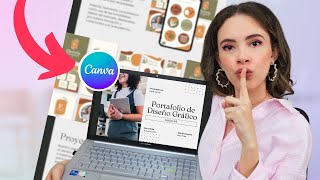 💼Crea un portafolio de DISEÑO profesional en canva [upl. by Retha500]