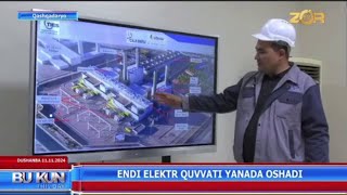 Tolimarjon IES Energiya tejovchi texnologiyalar asosida yangi bug‘gaz qurilmalari bunyod etilmoqda [upl. by Powers]