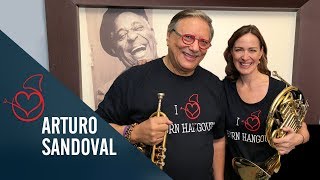 Arturo Sandoval on Sarah´s Horn Hangouts [upl. by Nahsed343]