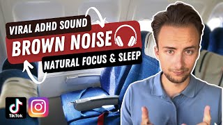 Brown Noise For ADHD Focus amp Sleep 12 Hours Viral TikTok Sound [upl. by Anirbes488]