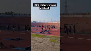 1600 meter running workout  1500 meter running  viral video  army training  athletics  short [upl. by Elleinod]