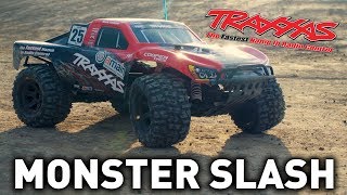 How To Convert a Traxxas Slash 2WD to a Monster Slash [upl. by Cad]