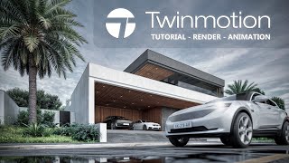 Twinmotion 2024 tutorial  Lumen render and animation [upl. by Atenahs]