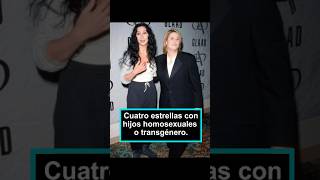 Cuatro estrellas con hijos homosexuales o transgénerocelebrity foryou usa fyp [upl. by Florie761]