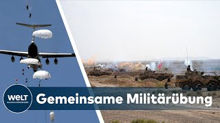 GEMEINSAME MILITÄRÜBUNG Russland und China machen ManöverÜbung mit 10000 Soldaten I WELT News [upl. by Araccot]