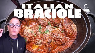 MAKING ITALIAN BRACIOLE FOR THE FIRST TIME  SAM THE COOKING GUY [upl. by Auhsot358]