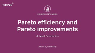 Pareto Efficiency and Pareto Improvements I A Level and IB Economics [upl. by Ennairoc]