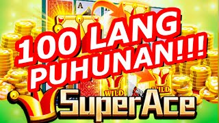 100 LANG PUHUNAN KAY SUPER ACE 🤑👌🏻 MW GAMING  MW Play  Good Game  Casino [upl. by Namus]