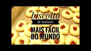 biscoito de maisena mais fácil do mundo [upl. by Aicertap]