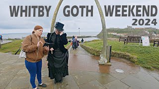 Whitby Walk UK  Whitby Goth Weekend 2024  Whitby Walking Tour 4K  Saturday 27th April 2024 [upl. by Nodyl]